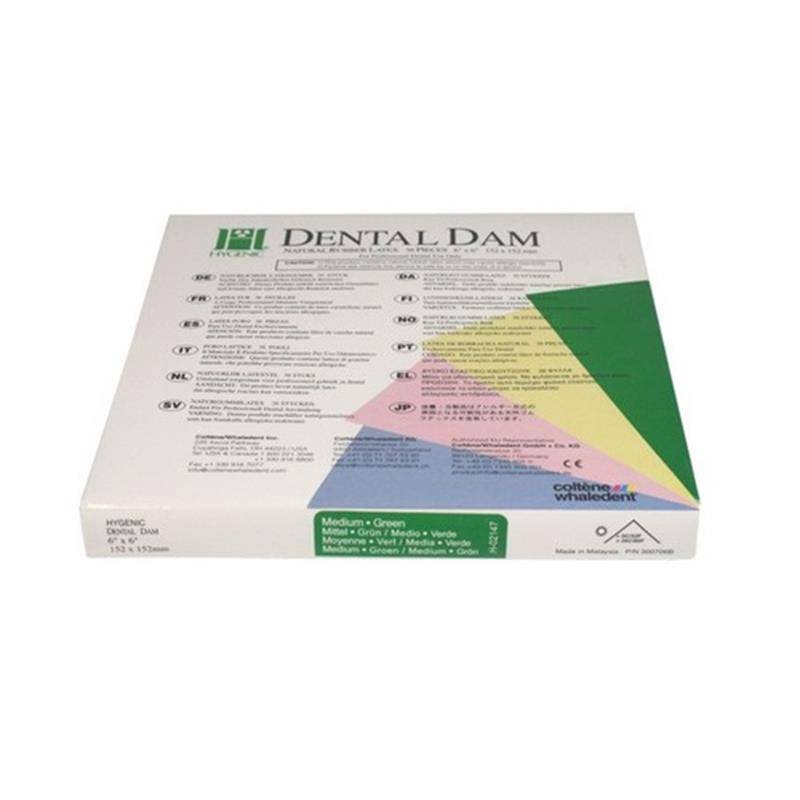 DENTAL DAM MEDIUM GREEN X36ST. image